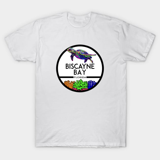 Biscayne Bay Florida National Park Sea Turtle FL T-Shirt by DD2019